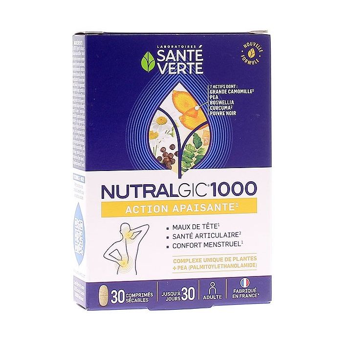 NUTRALGIC SANTE VERTE 30 COMPRIMES