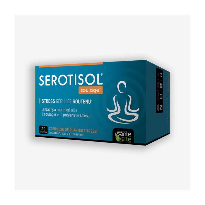 SANTE VERTE Serotisol Soulage 20 comprimés