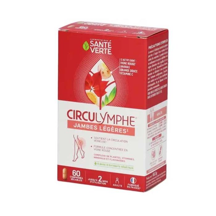 60 comprimés Santé Verte Circulymphe Jambes Légères