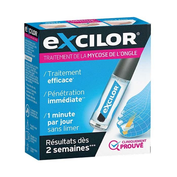 EXCILOR SOLUTION TRAITEMENT DE LA MYCOSE DE L'ONGLE 3,3ML