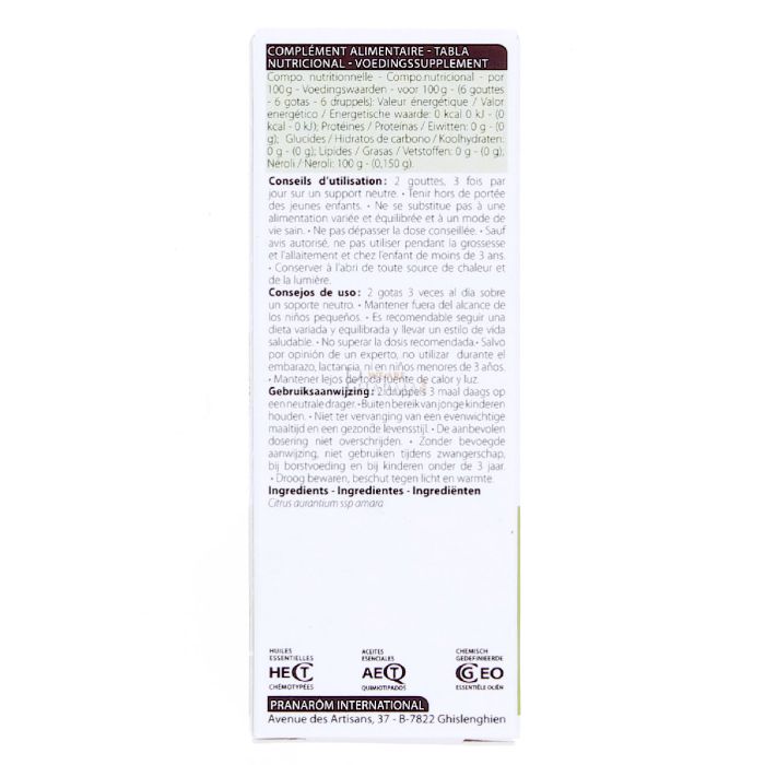 Huile essentielle neroli pranarom 2ml
