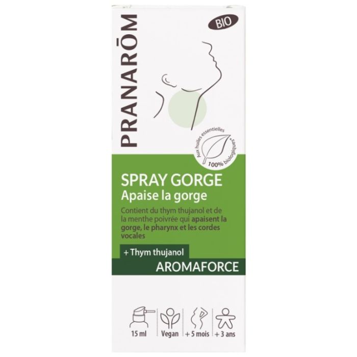 AROMAFORCE SPRAY GORGE BIO PRANAROM 15ML
