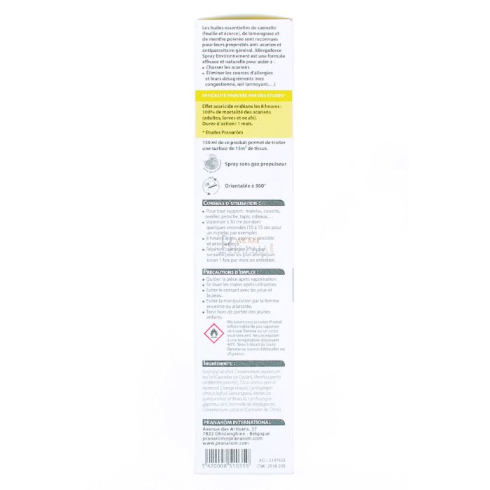 Allergoforce spray environnement pranarom 150ml