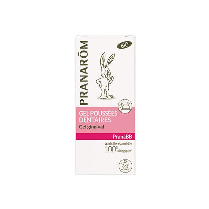 Pranabb gel Poussées Dentaires bio 15g Pranarom 