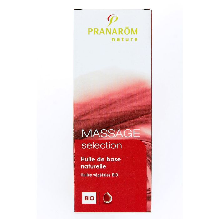 Pranarom huile de massage de base naturelle bio 100ml