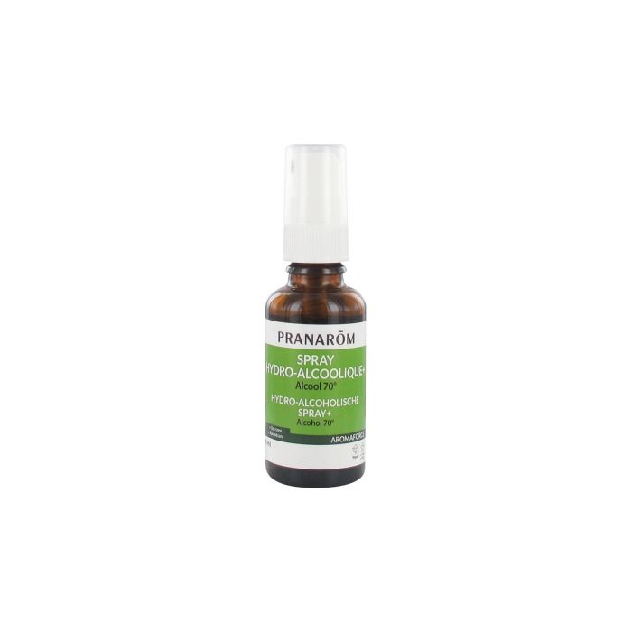 pranarom spray desinfectant aux huiles essentielles desinfection mains 30ml