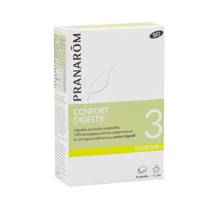 OLEOCAPS 3 DIGESTION ET TRANSIT INTESTINAL PRANAROM 30 CAPSULES