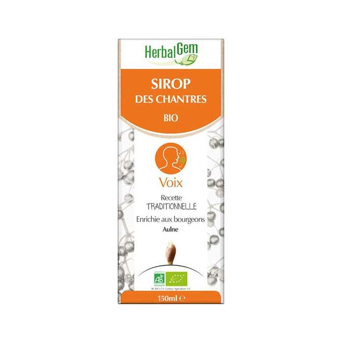 Herbalgem Sirop Des Chantres BIO 150ml