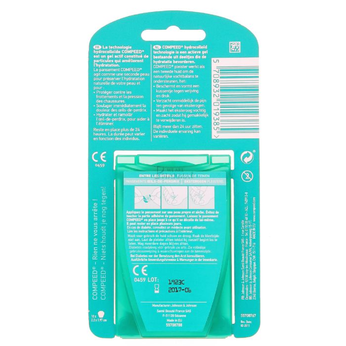 Compeed oeils de perdrix x10 pansements