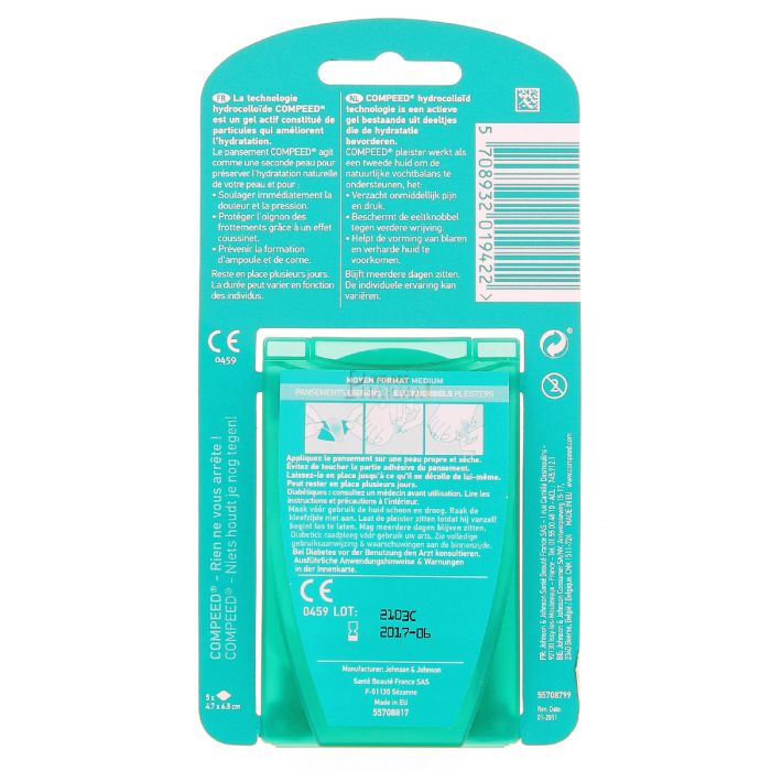 Compeed pansements oignons moyen format x5
