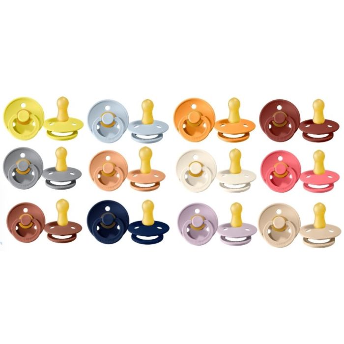 Taille 1 Bibs sucette latex naturel couleur aléatoire