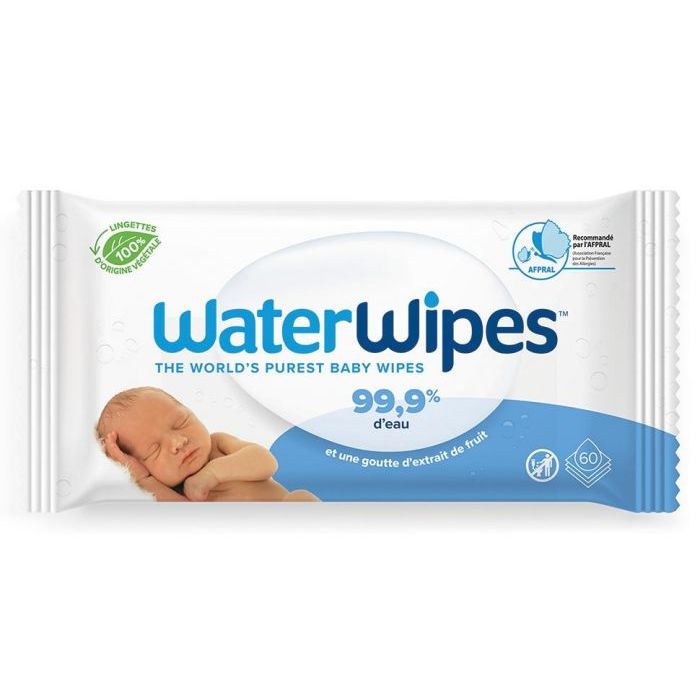 gilbert waterwipes lingettes fraicheur naturelle