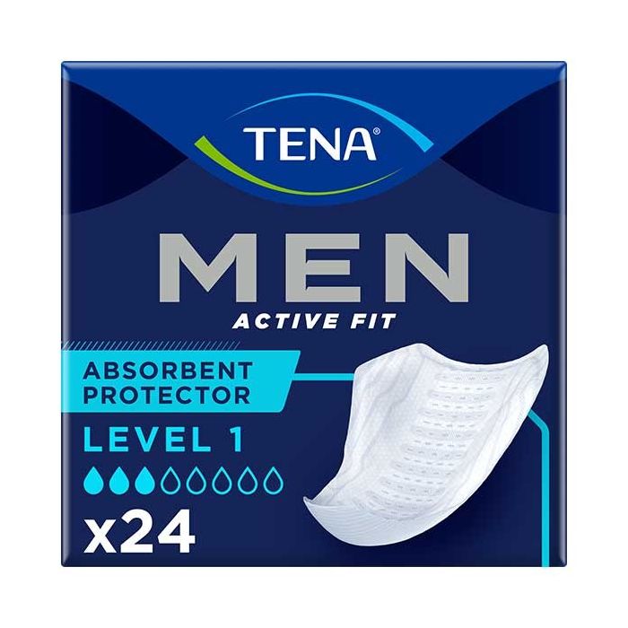 TENA Men Niveau 1 Protections pour hommes x24 serviettes