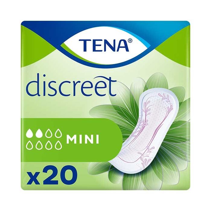 TENA Discreet Mini Protection pour Fuites Urinaires x20 serviettes