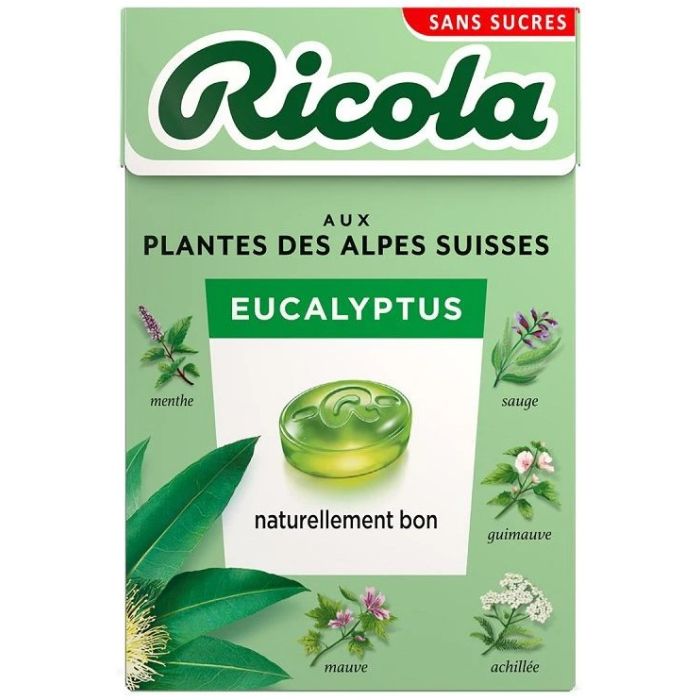 Ricola Bonbons Sans Sucres Eucalyptus 50g