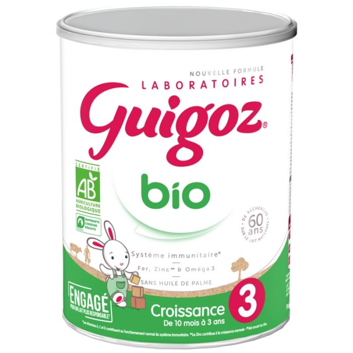 GUIGOZ 3 BIO Lait en Poudre 800gr