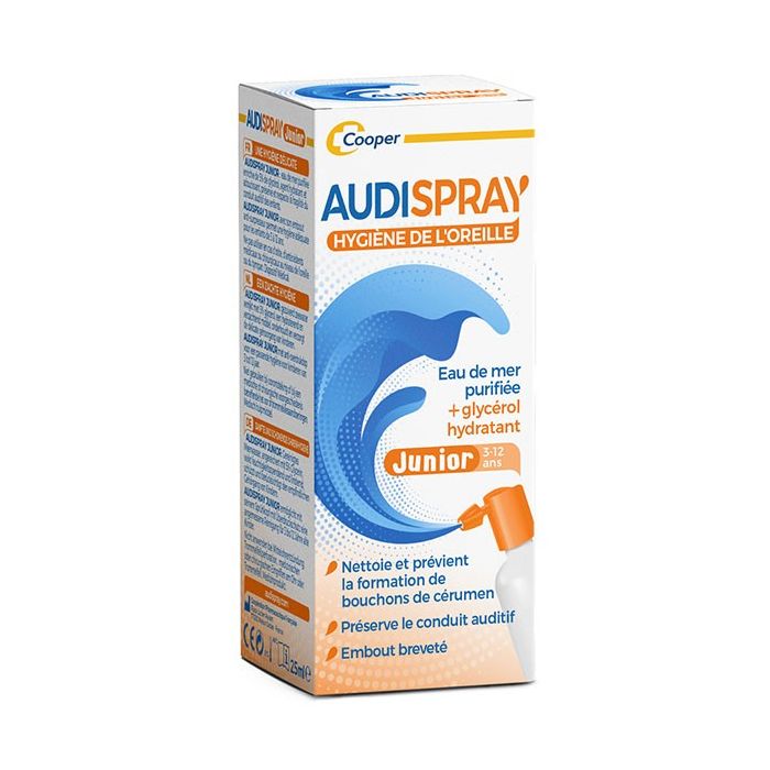 AUDISPRAY JUNIOR SOLUTION AURICULAIRE 25ML