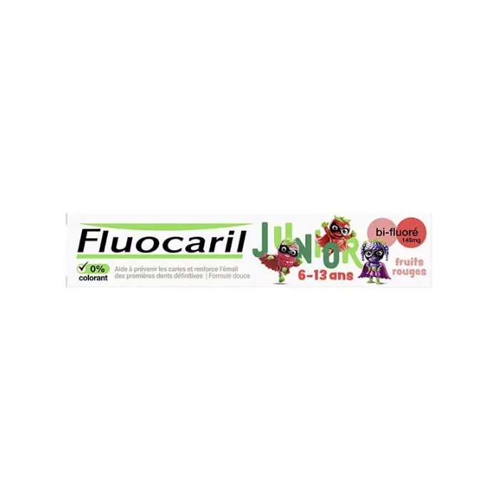 FLUOCARIL Junior Dentifrice Fruits Rouges 6-12 ans 75ml