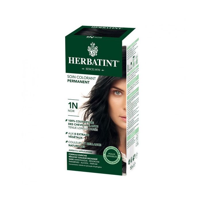 HERBATINT Soin Colorant Permanent Noir 1N