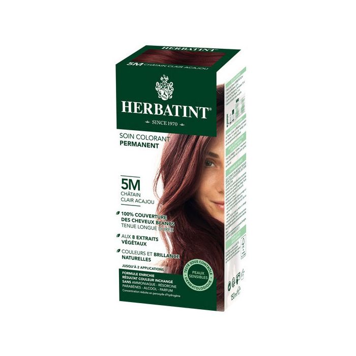 HERBATINT Soin Colorant Permanent Châtain Clair Acajou 5M