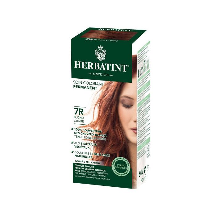 HERBATINT Soin Colorant Permanent Blond Cuivré 7R