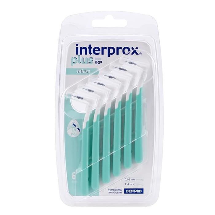 INTERPROX PLUS MICRO BROSSETTES INTERDENTAIRES 0,9MM VERT