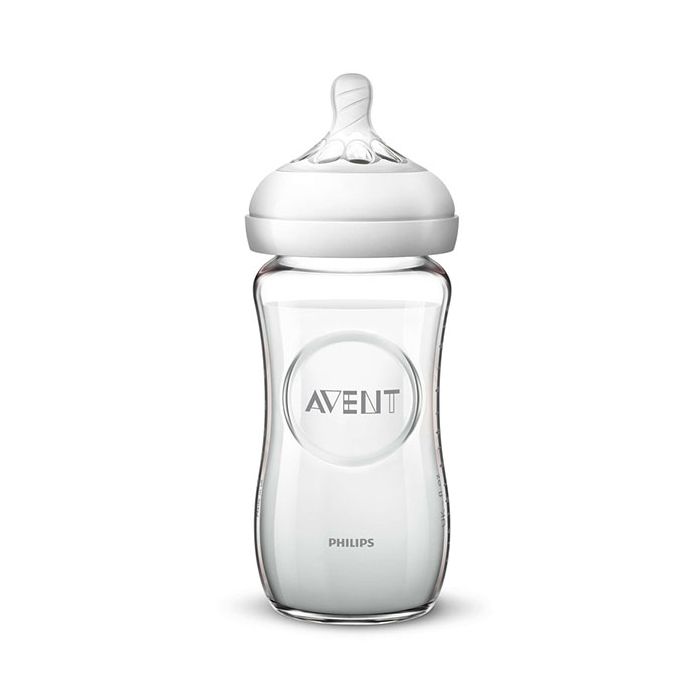Natural Avent biberon 240ml verre