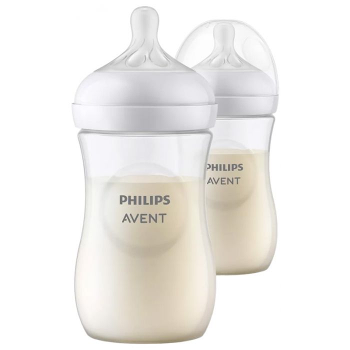 2x260ml Biberon Avent Natural Response +3mois