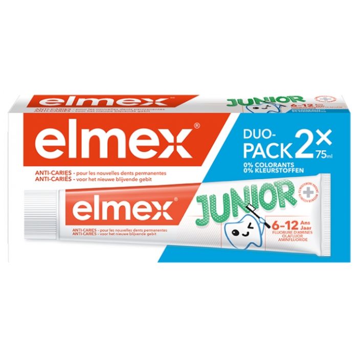 ELMEX DENTIFRICE JUNIOR LOT DE 2