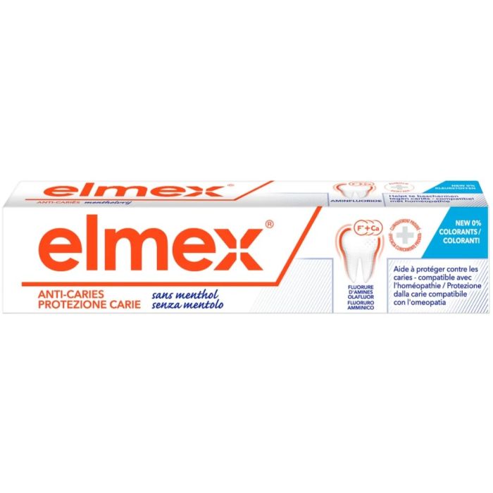 Anti Caries Elmex Dentifrice sans Menthol 75ml