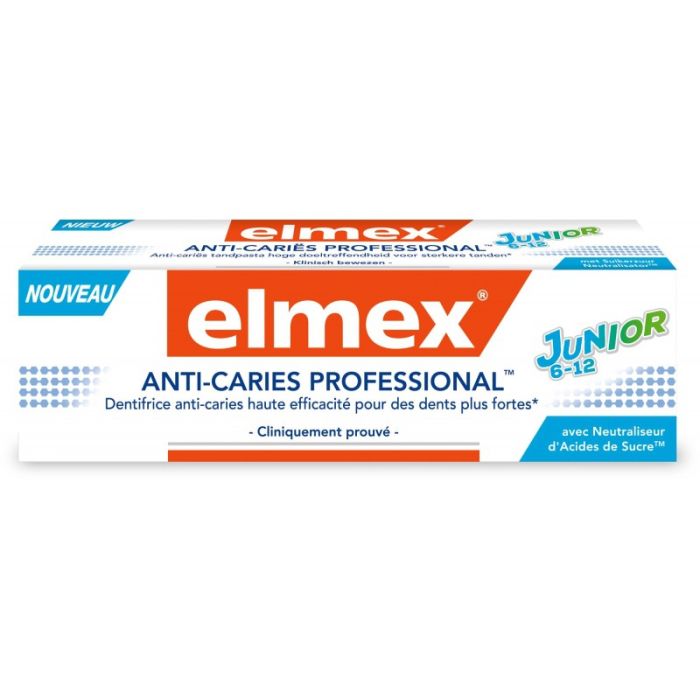 elmex dentifrice pro anti carie junior