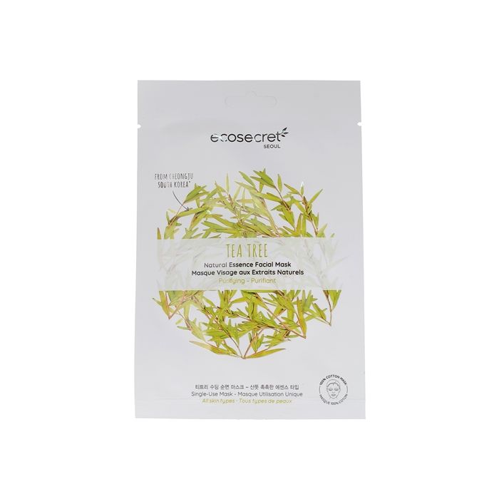 masque visage tissu eco secret tea tree 20ml