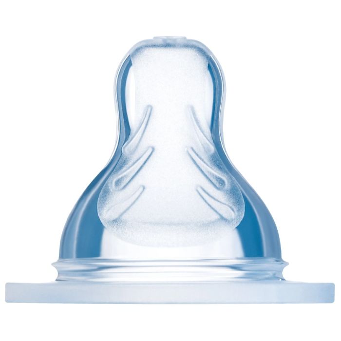 TETINES MAM SILICONE DEBIT LIQUIDE EPAIS x 2