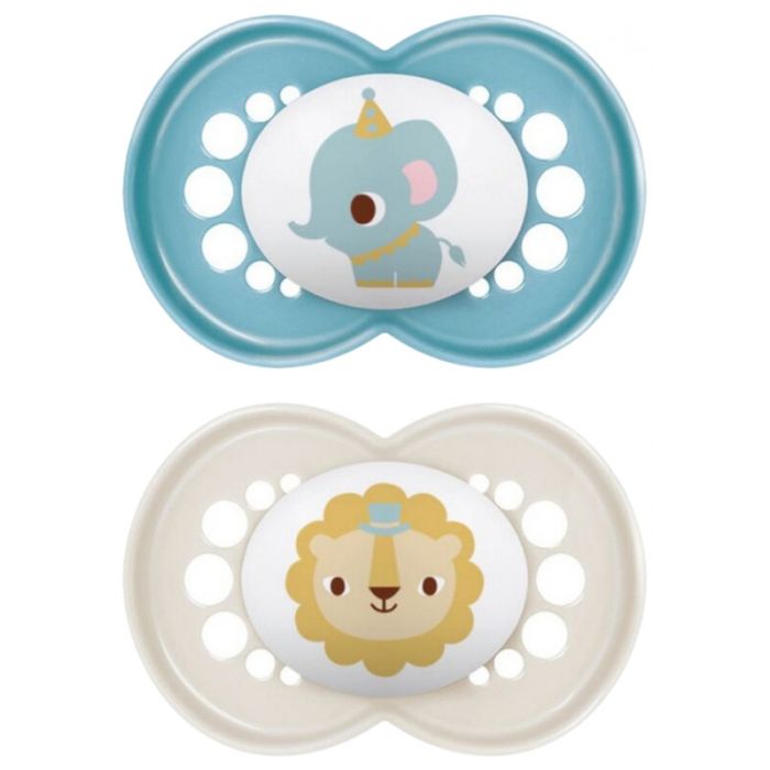 SUCETTES MAM ANATOMIQUES SILICONE 18 MOIS+ x 2