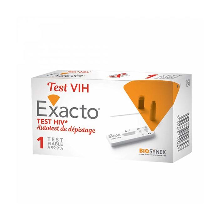 Exacto - Autotest VIH - Kit de Dépistage BIOSYNEX