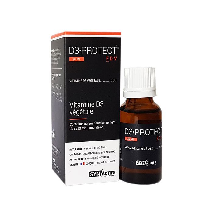 SYNACTIFS D3 PROTECT VIT D3 VEGETALE 20ML